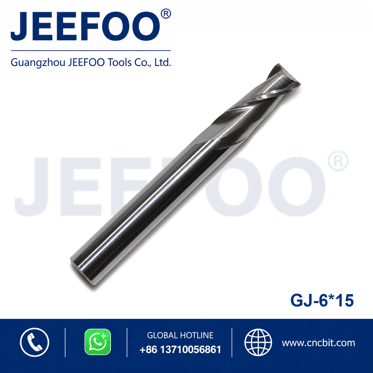 6x15 Two Spiral Flute Bits CNC router cutter