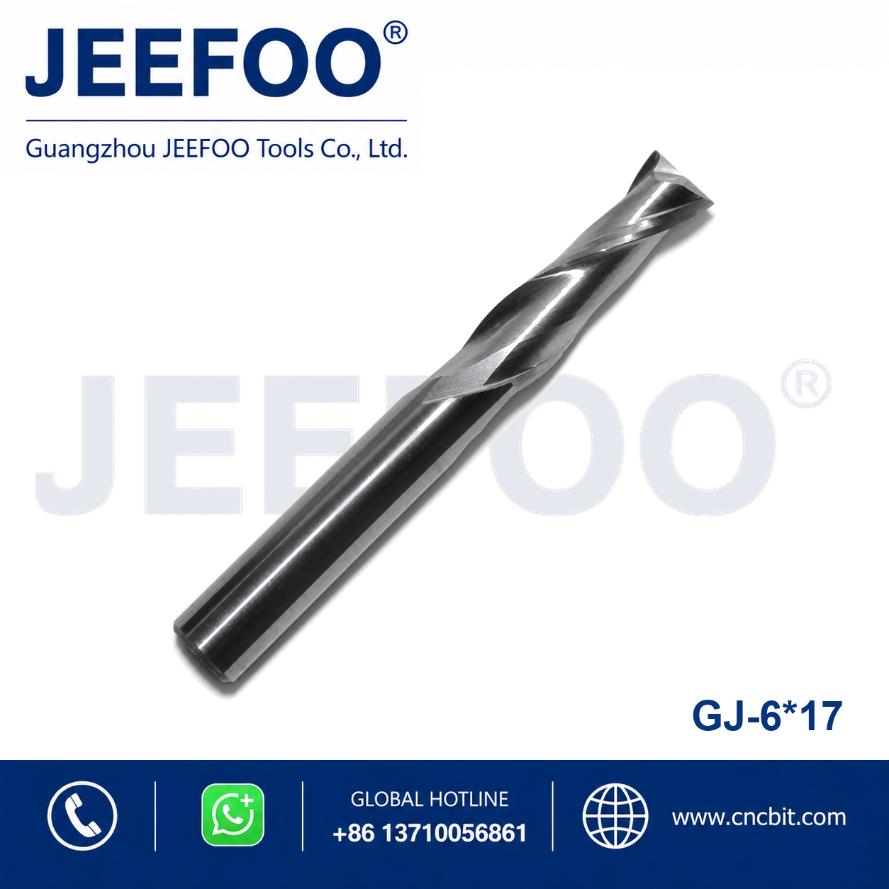 6x17 Two Spiral Flute Bits CNC router cutter