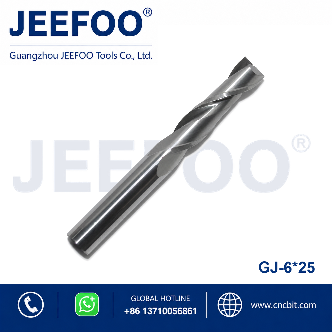 6x25 Two Spiral Flute Bits CNC router cutter
