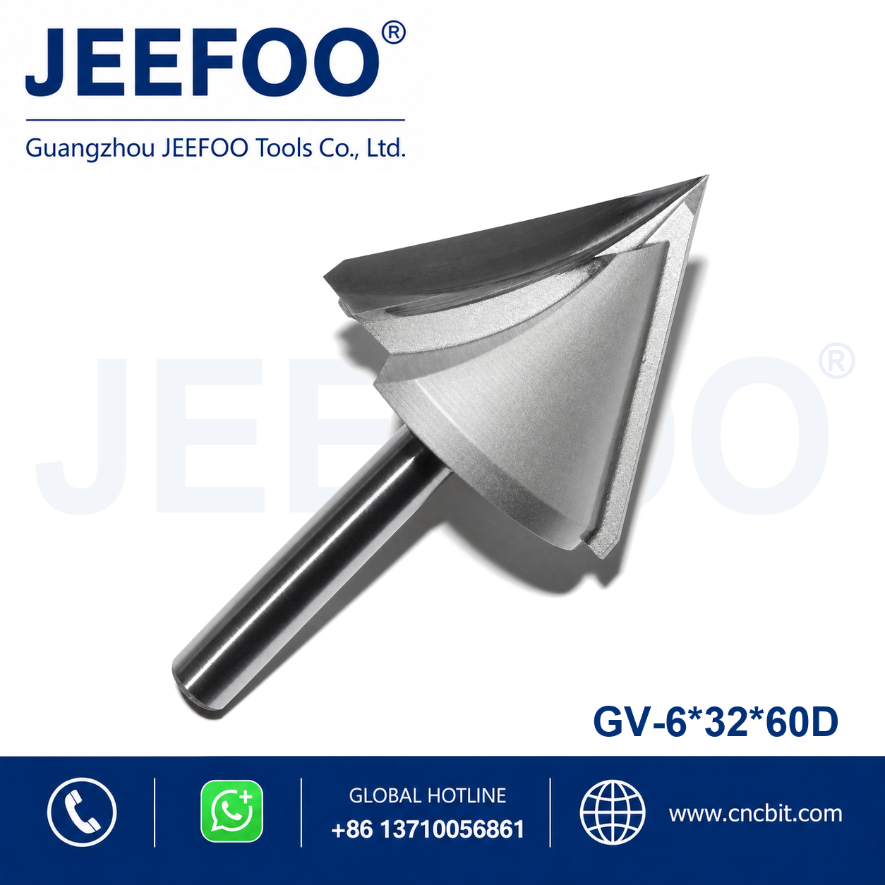 6x32x60D 3D V Groove Engraving Bits