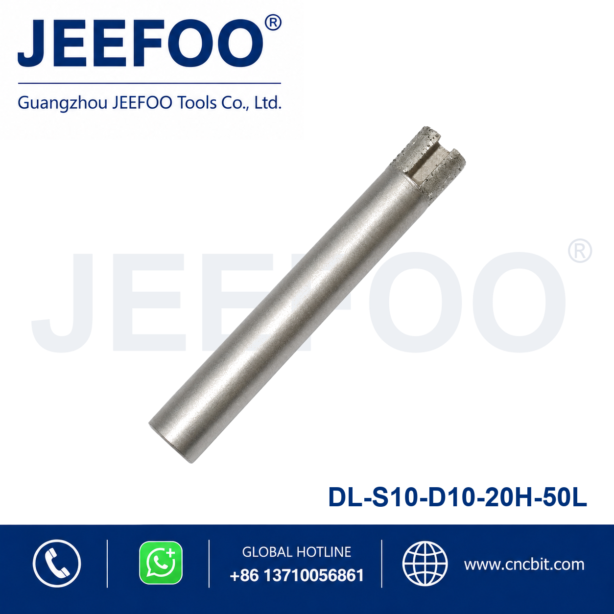 10x10x50L Diamond Granite Cutter Bit