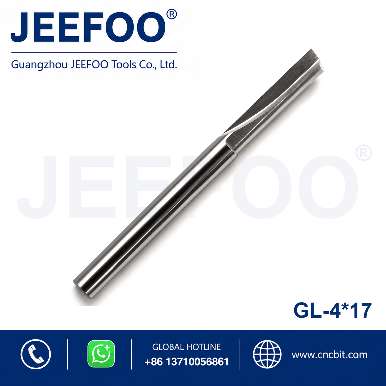 4x17 One Straight Flute Bits for CNC router