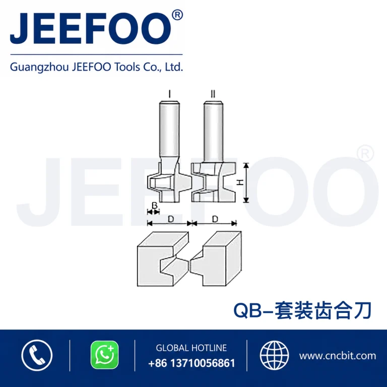 QB T-Type Tenon Cutter Set product image