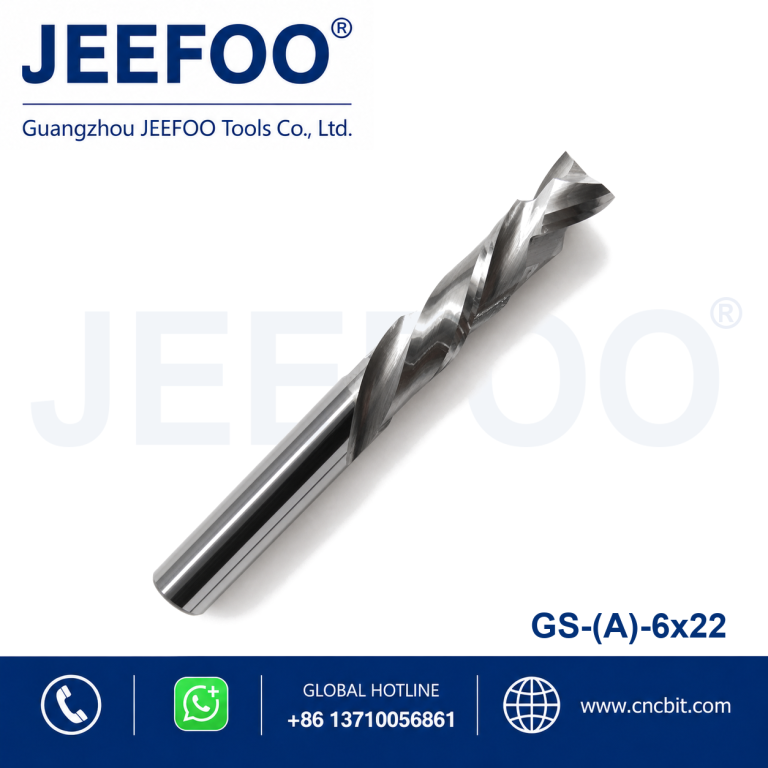 6x22 GS A-Series Brocas para enrutador de compresión: corte de madera suave CNC
